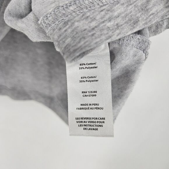 Travis Mathew Polo Shirt Mens XXL Short Sleeve Gray Striped Golf Performance - Picture 3 of 10